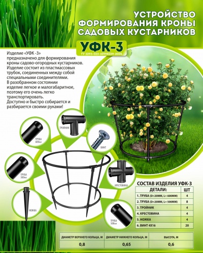 Кустодержатель 2 кольца фото 3